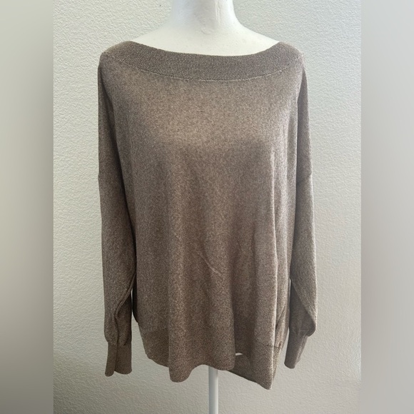 FREE PEOPLE  Elegant Women's Tan Sweater - Picture 2 of 9